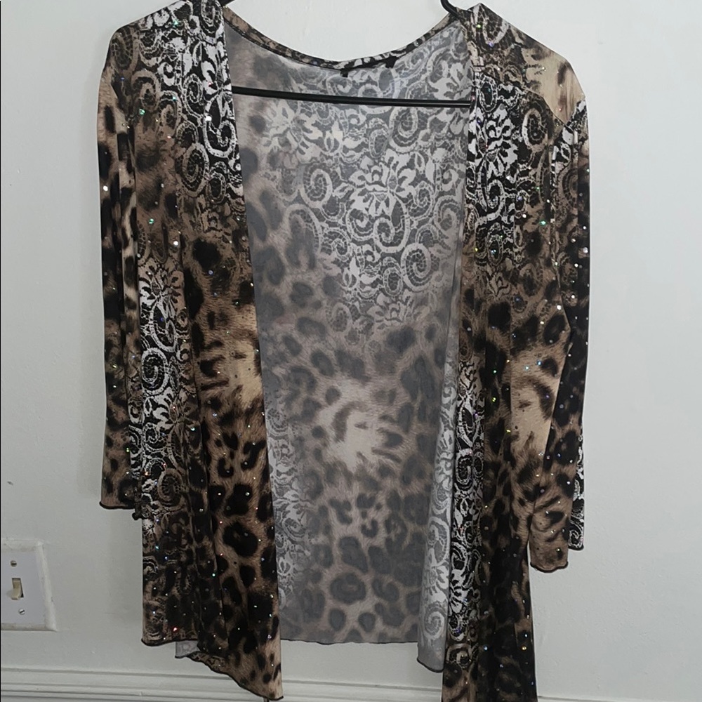 Brittany Black Lace Pattern Top
